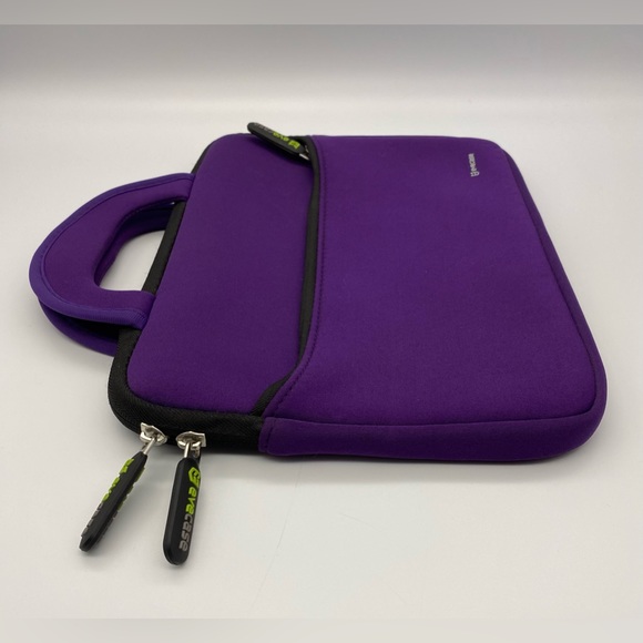 Evacase Purple Zippered 7-8” Tablet Sleeve Case Cover - Picture 3 of 8
